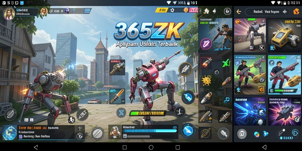 Screenshot utama 365ZK menunjukkan antarmuka pengguna yang sederhana dan efisien.