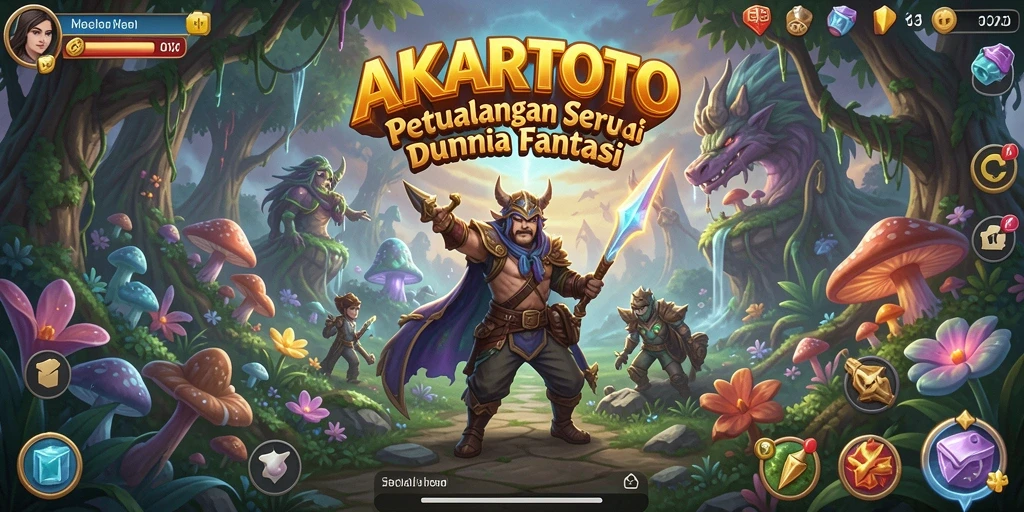 Tampilan menarik dari gameplay AKARTOTO di dunia RPG.