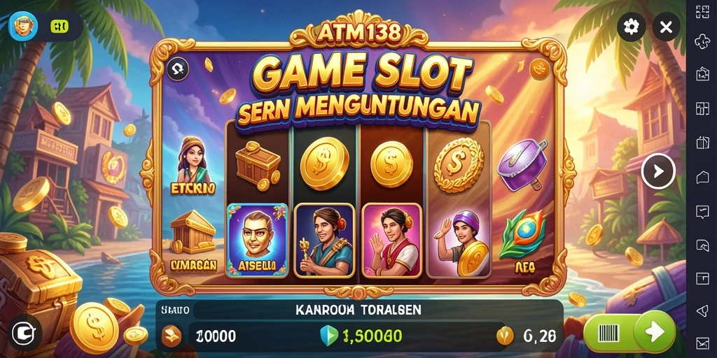 Tampilan gameplay Slot yang menarik di ATM138.
