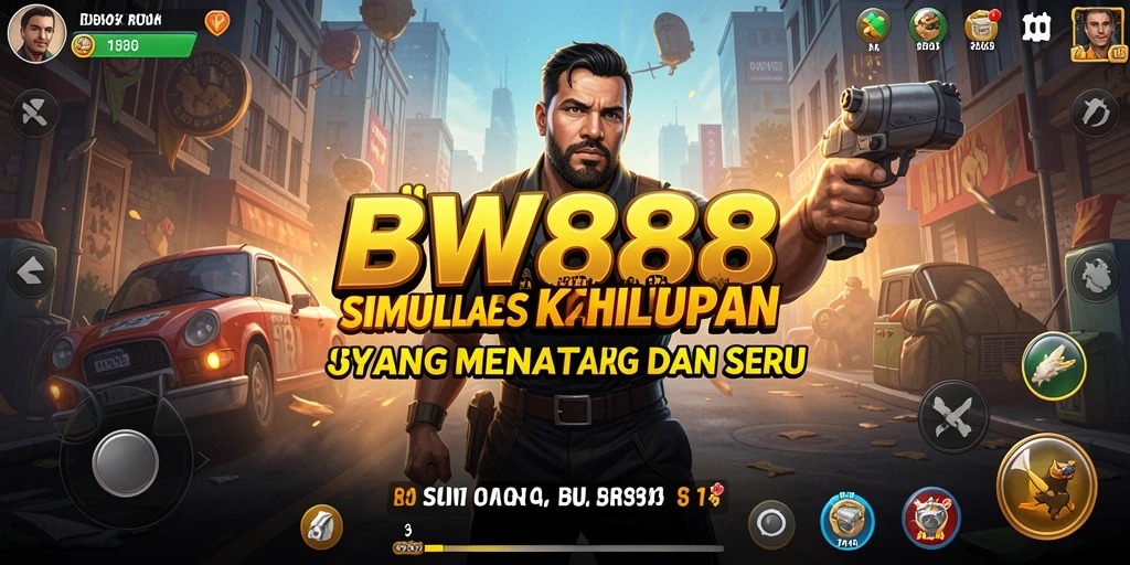Tampilan menarik dari gameplay BW888 yang menampilkan berbagai aktivitas simulasi.