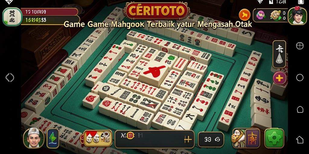 Tampilan permainan Mahjong di CERITOTO dengan grafis yang menawan.