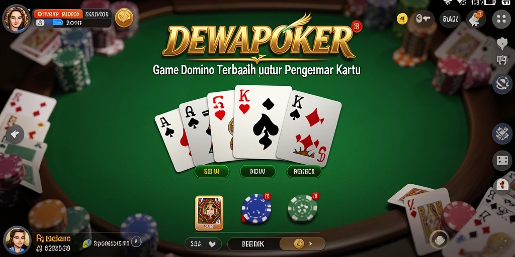 Tampilan gameplay DEWAPOKER yang menarik dan seru.