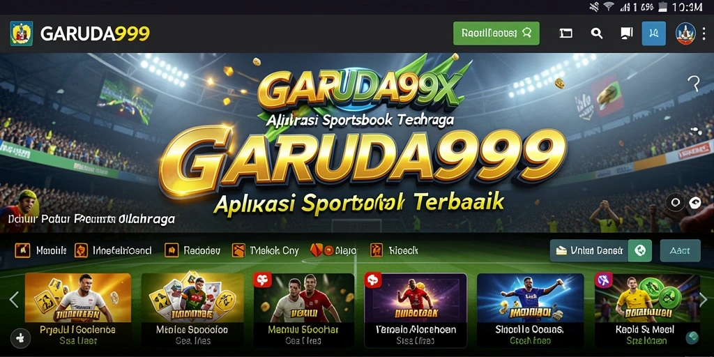 Gameplay menarik dengan berbagai opsi taruhan olahraga di GARUDA999.