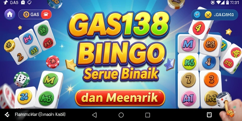Tampilan gameplay Bingo yang seru di GAS138.