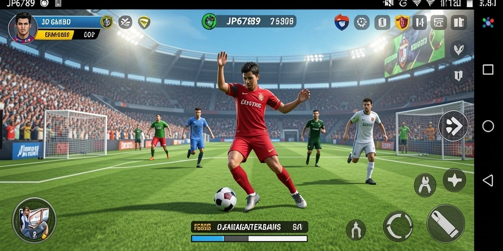 Menampilkan gameplay seru dalam JP6789 dengan aksi olahraga yang mendebarkan.