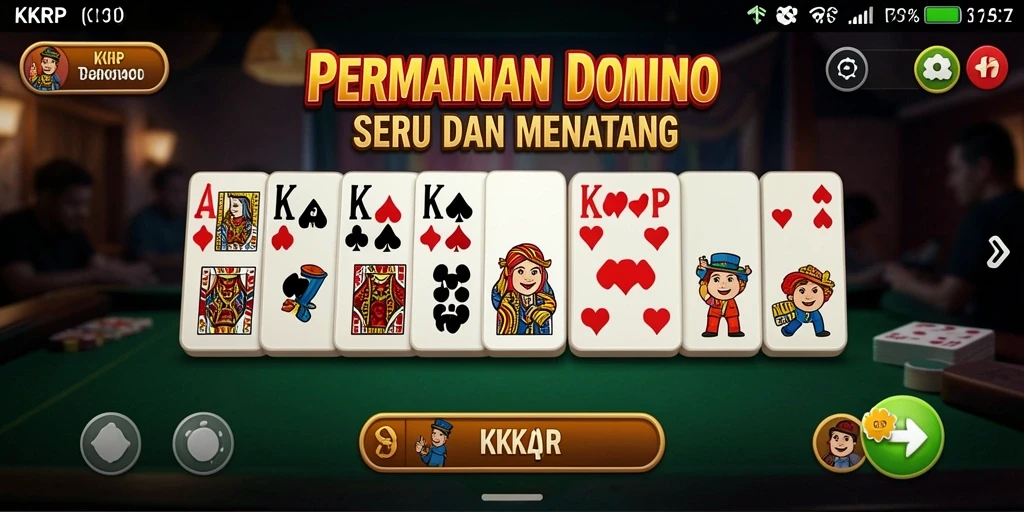 Tampilan gameplay menarik dari KKRP dengan grafis yang menawan.