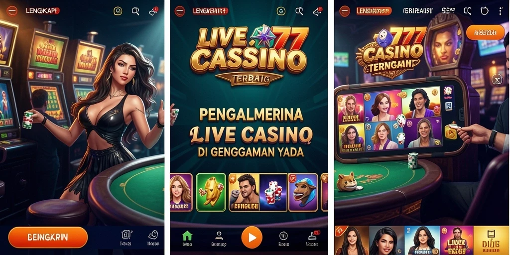 Tampilan gameplay LENGKAP777 yang menarik dengan dealer langsung.