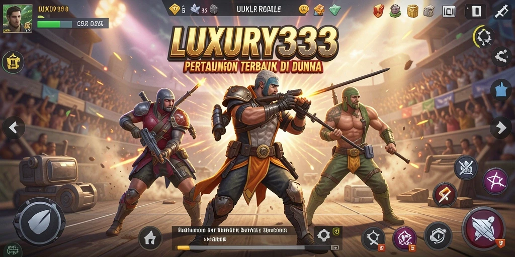 Menampilkan gameplay seru dan strategi bertahan hidup dalam LUXURY333.