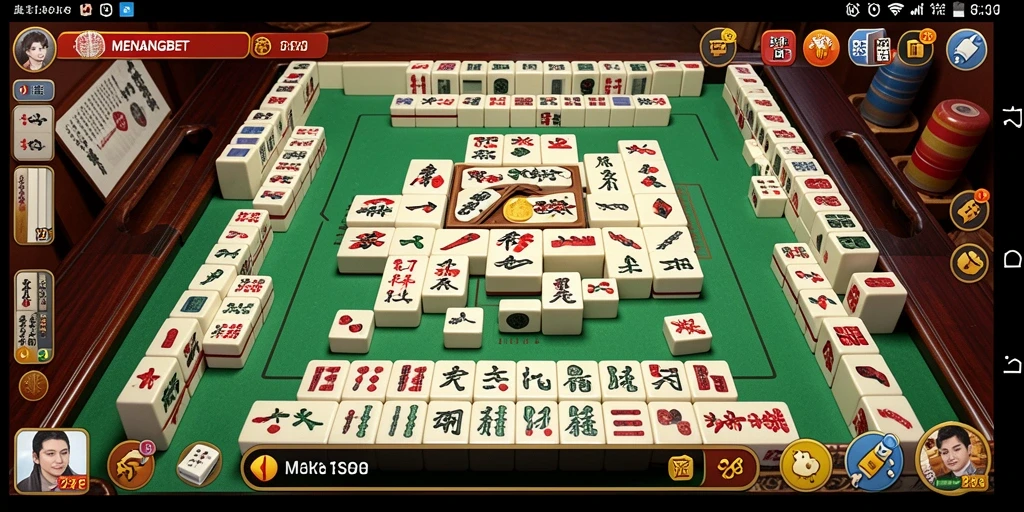 Tampilan utama <strong>MENANGBET</strong> yang menarik dengan gameplay Mahjong yang seru.