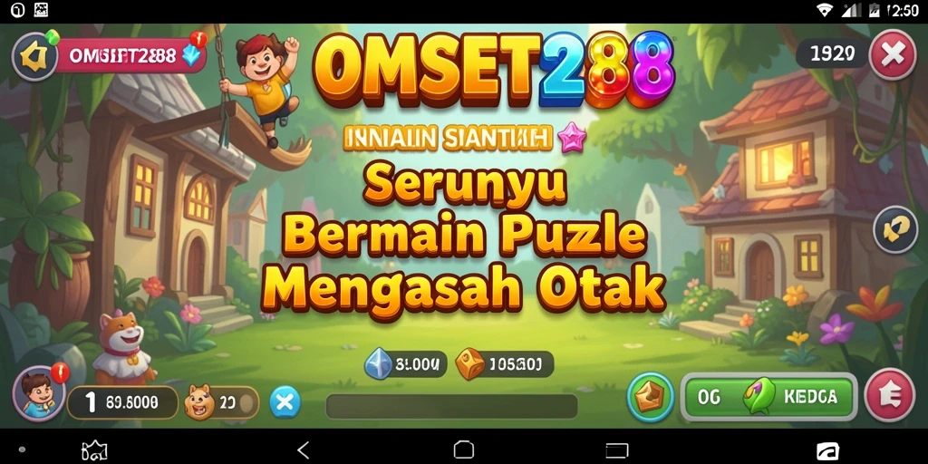 Screenshot menunjukkan gameplay OMSET288 yang seru dan interaktif.