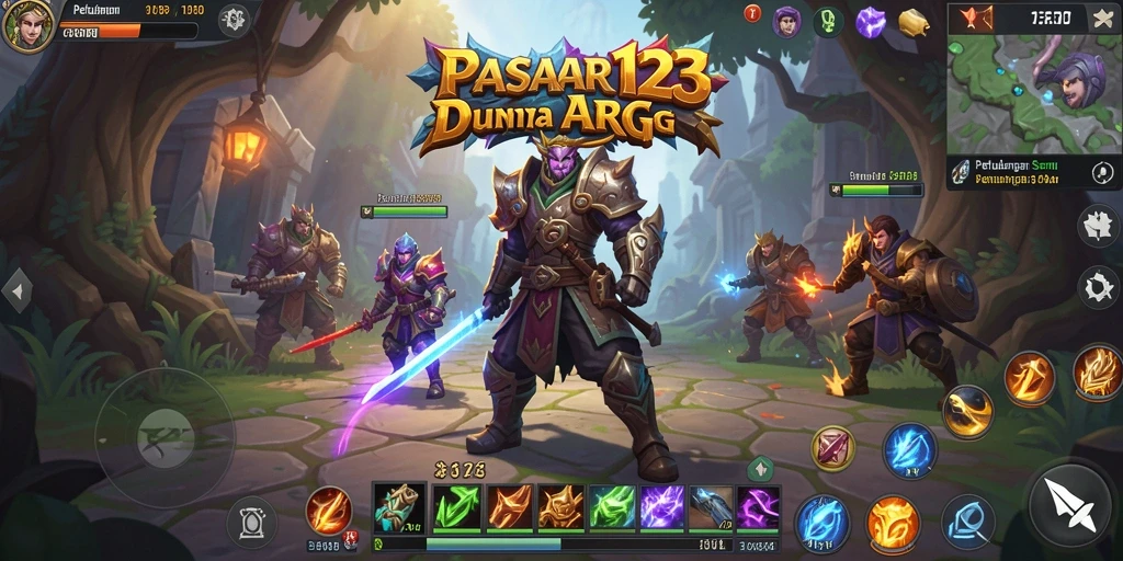 Tangkapan layar menunjukkan aksi seru dalam permainan ARPG.