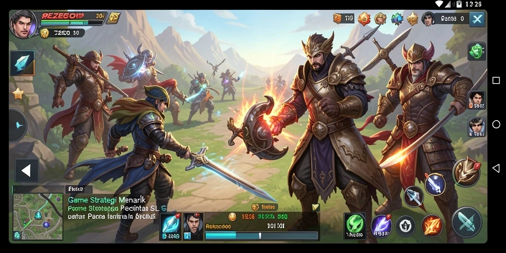 Tampilan aksi seru dalam gameplay REZEGO yang mendebarkan.