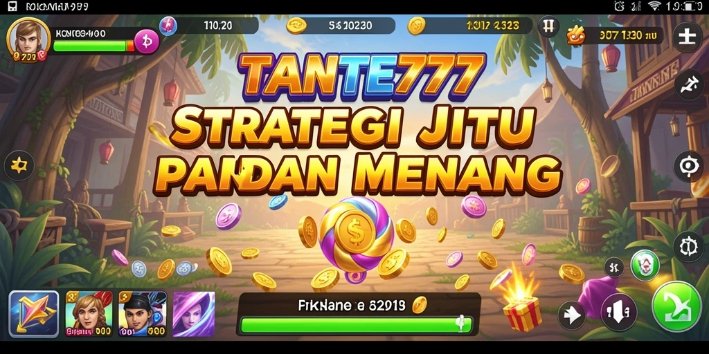 Tampilan gameplay strategi yang seru dan dinamis di TANTE777.