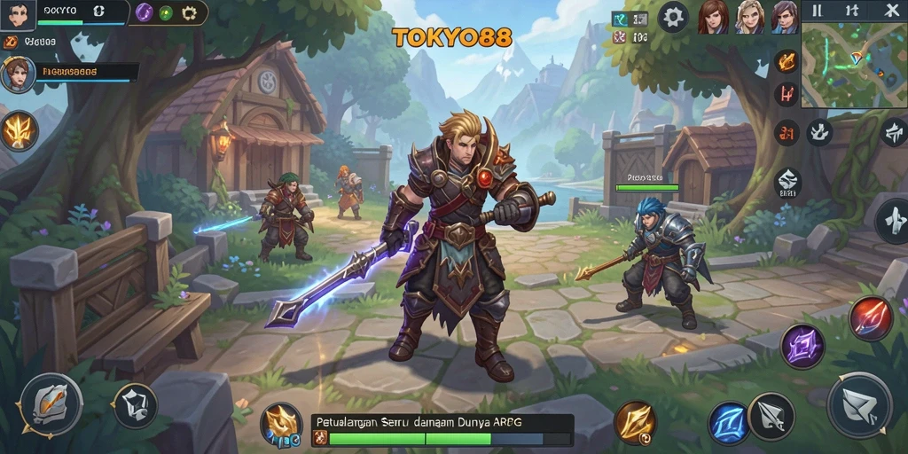 Tampilan gameplay seru dan menantang dari TOKYO88.