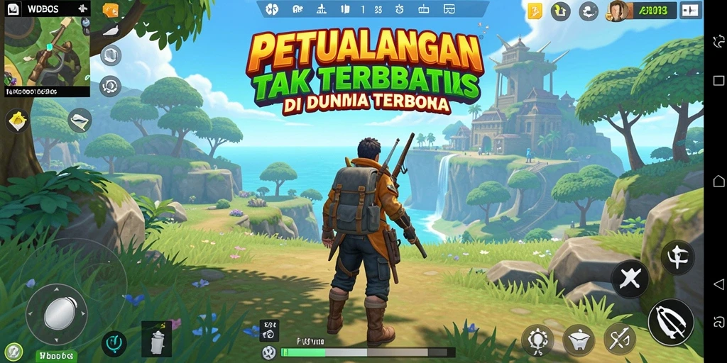 Tampilan gameplay WDBOS yang mendebarkan di dunia terbuka.