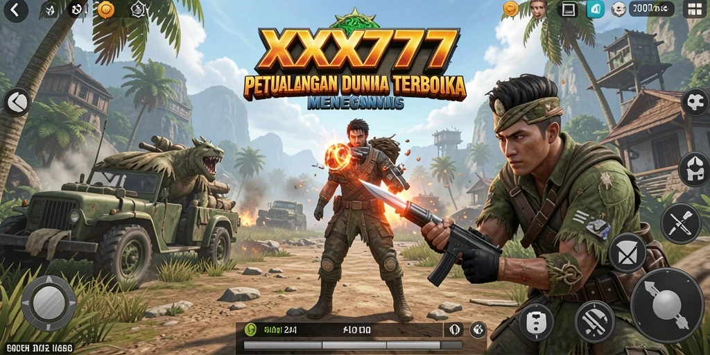 Tampilan gameplay XXX777 dengan dunia terbuka yang menakjubkan.