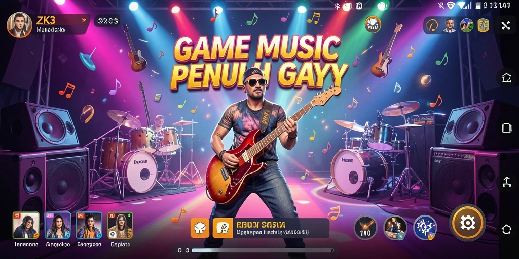 Tampilan gameplay ZK3 dengan antarmuka yang menarik dan interaktif.